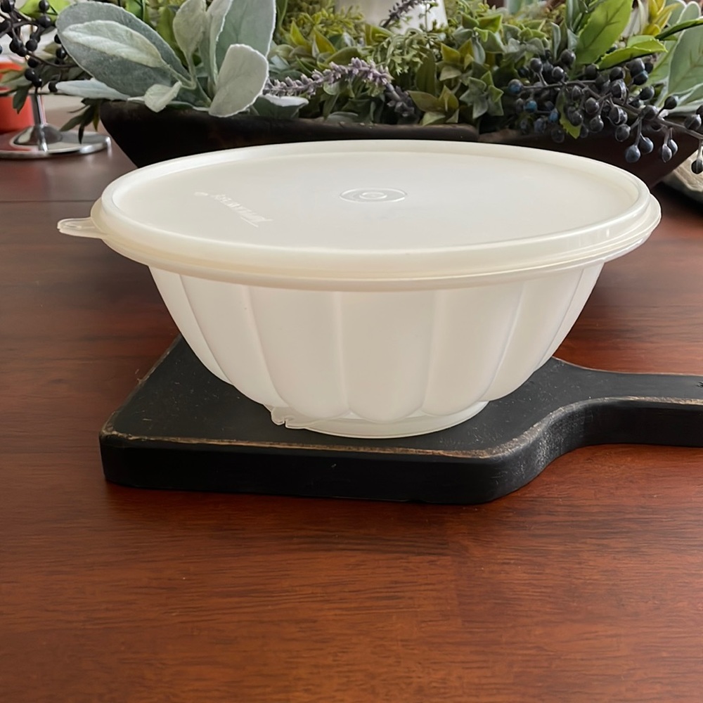 Vintage Tupperware Jello Mold 616 w/Tulip Seal 620 and Seal Lid 229